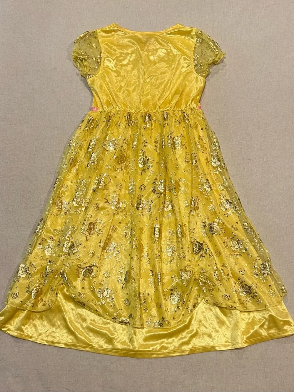 Disney Princess Belle Beauty and Beast Fantasy Nightgown Costume Size Large